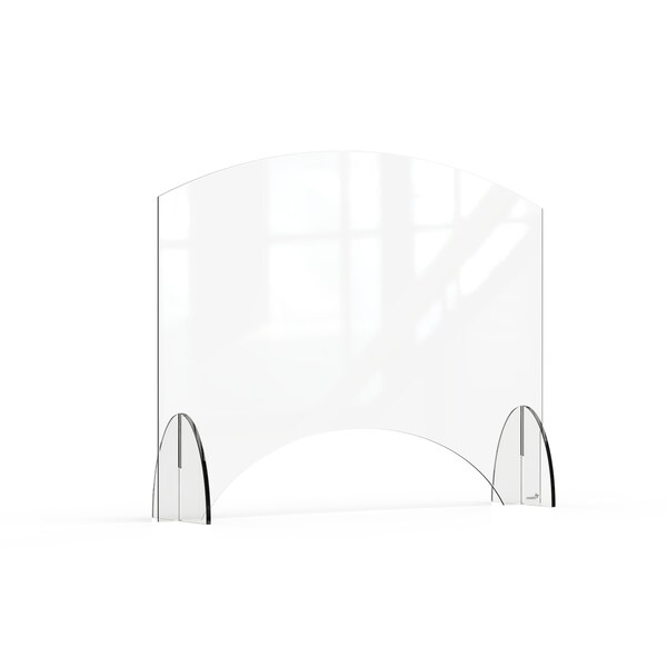 Rosseto Serving Solutions Avant Guarde 36x28 Acrylic Sneeze Guard with Pass-Through Window, 1 EA AG010 - main
